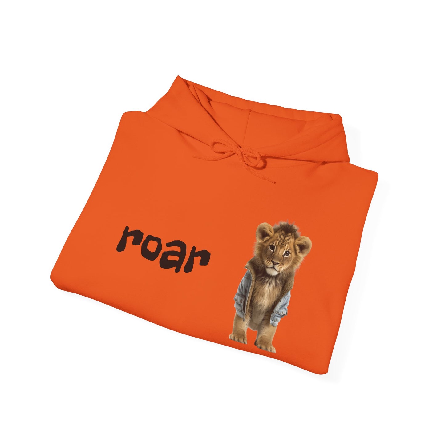 Roar Lion Unisex Hoodie - Heavy Blend™ Sweatshirt for Animal Lovers