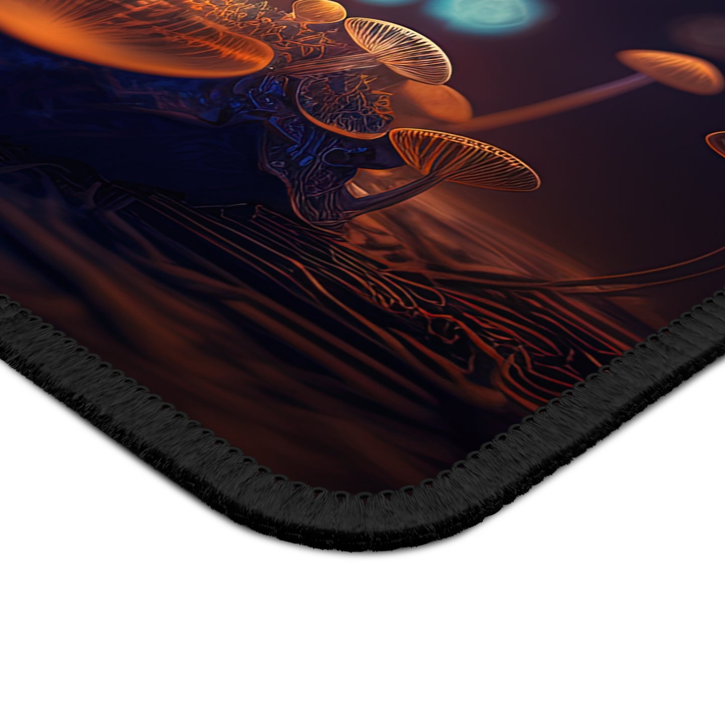 Enchanted Mushroom Gaming Mouse Pad - Vibrant, Luminous Design for Gamers