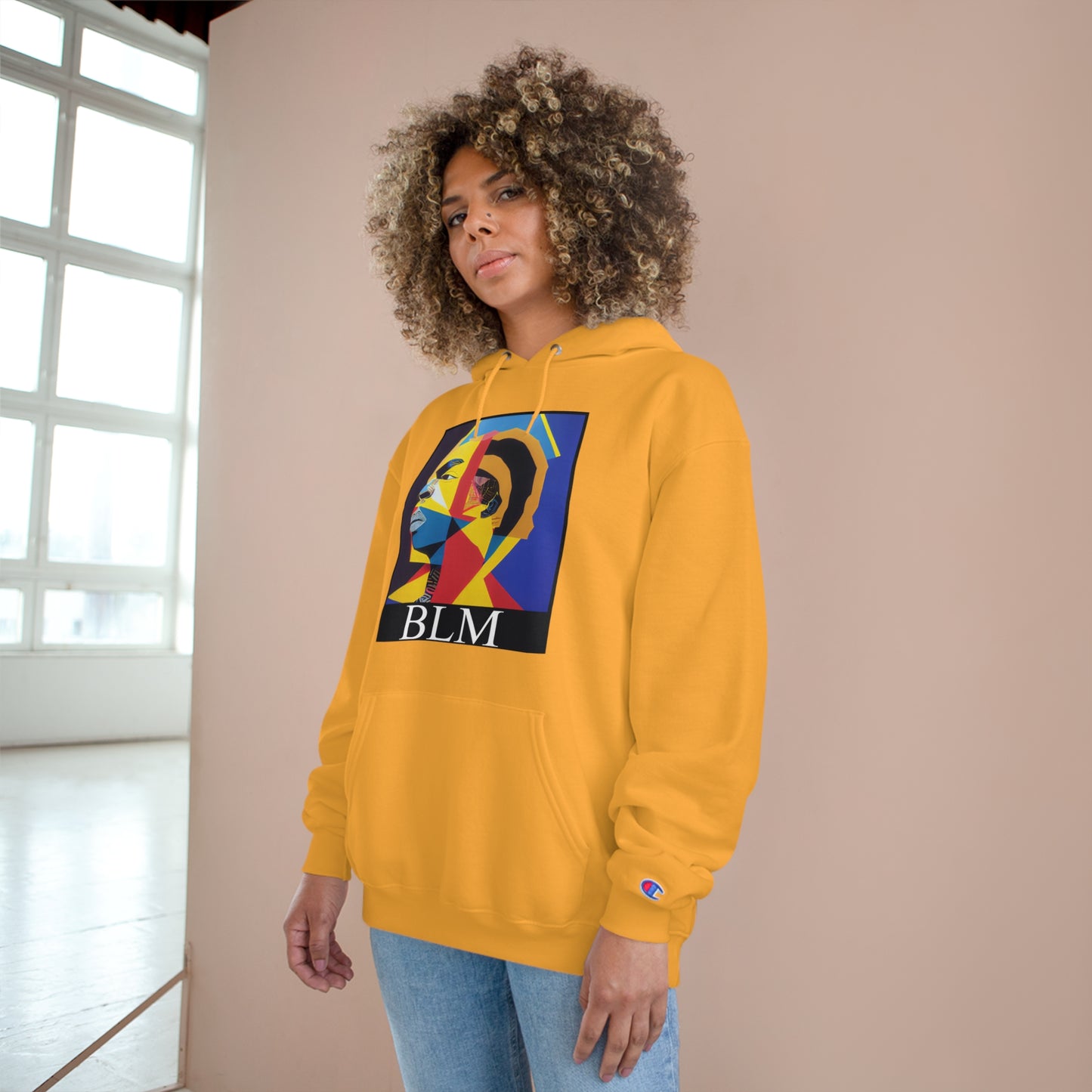 Champion Hoodie - Black Lives Matter Abstract Art Hoodie