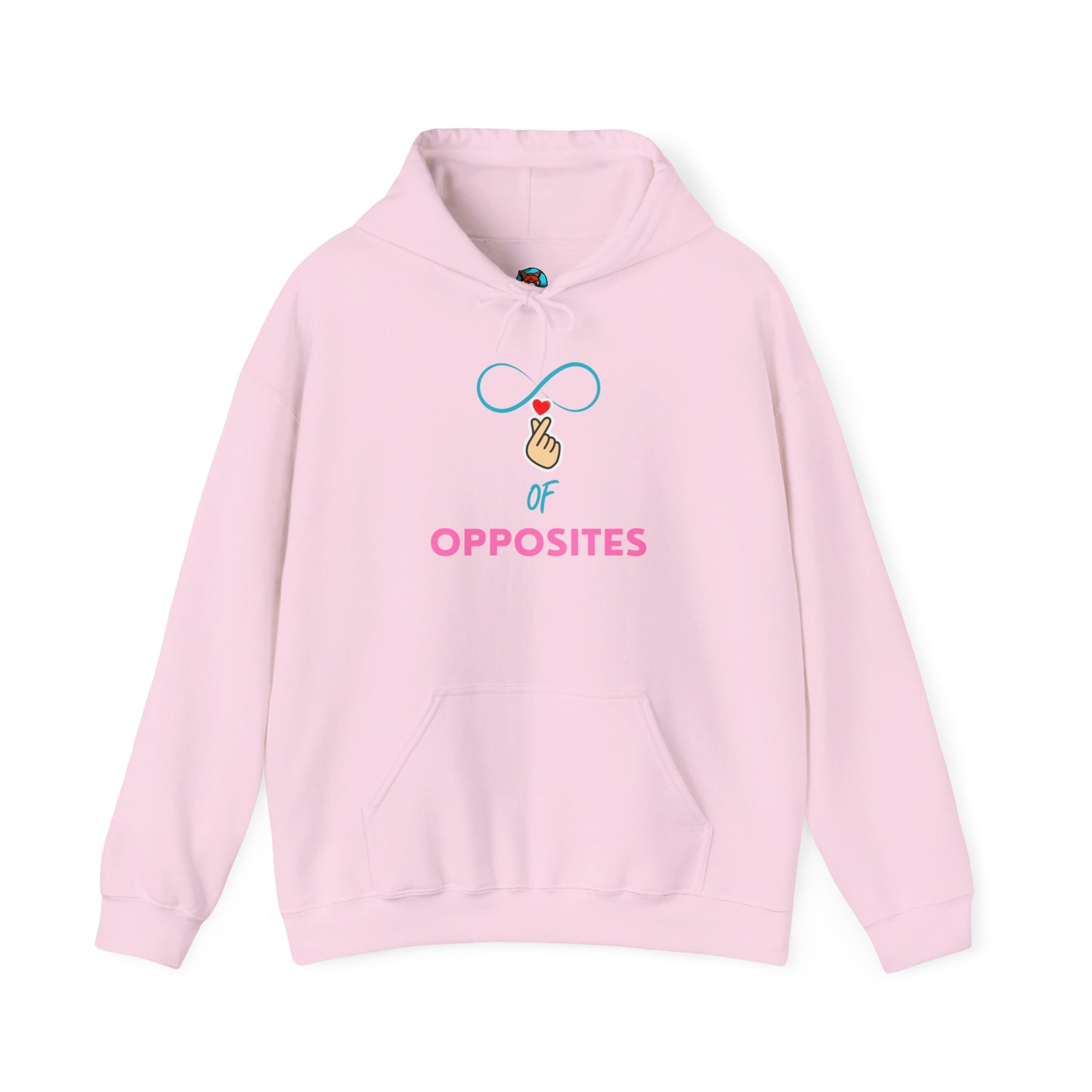 Unisex Heavy Blend™ Hooded Sweatshirt - 'OPPOSITES' Graphic Design