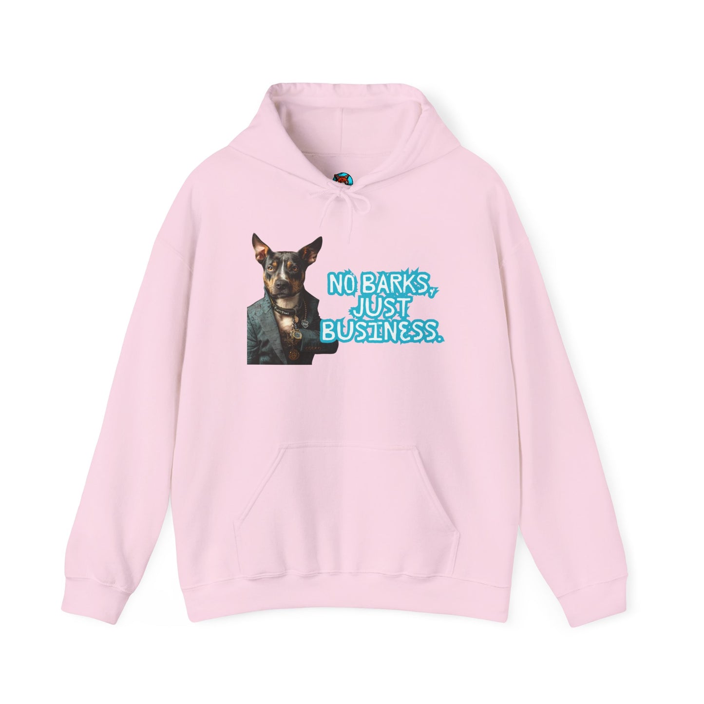 Funny Dog Business Unisex Hoodie - No Barks, Just Business