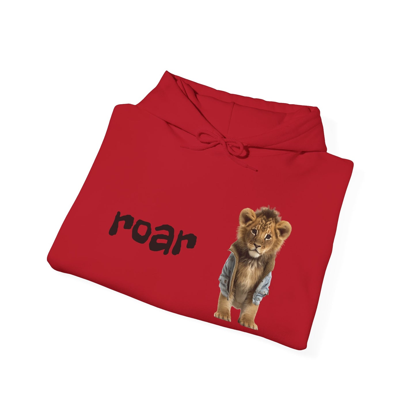 Roar Lion Unisex Hoodie - Heavy Blend™ Sweatshirt for Animal Lovers