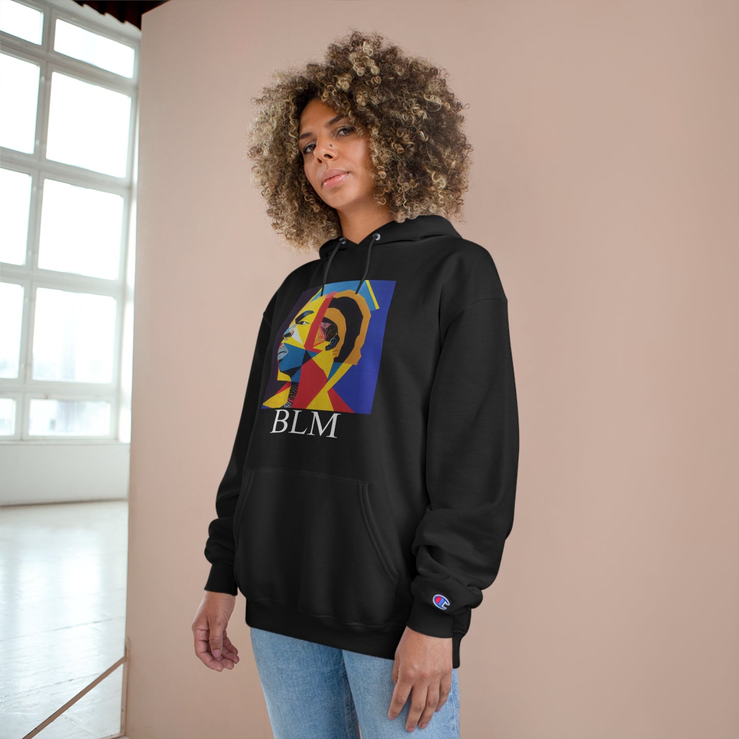 Champion Hoodie - Black Lives Matter Abstract Art Hoodie