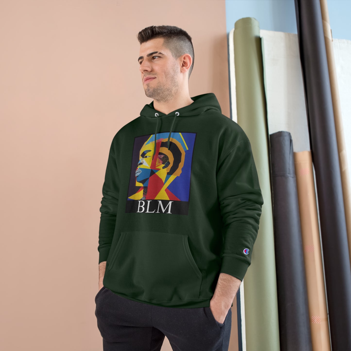 Champion Hoodie - Black Lives Matter Abstract Art Hoodie