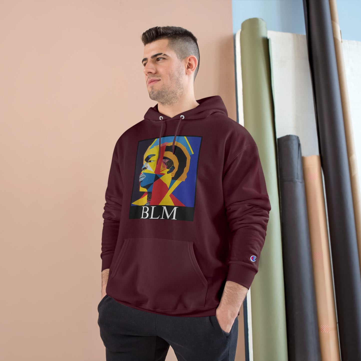 Champion Hoodie - Black Lives Matter Abstract Art Hoodie