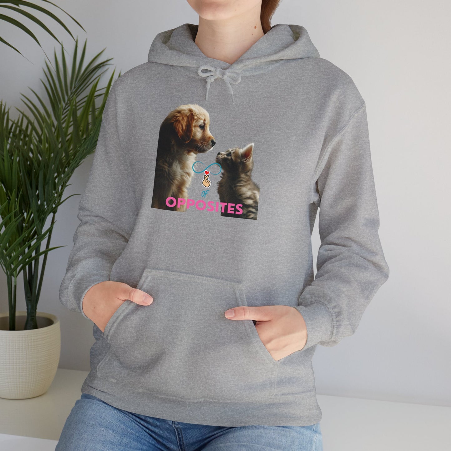 Hooded Sweatshirt - Infinite Love of Opposites
