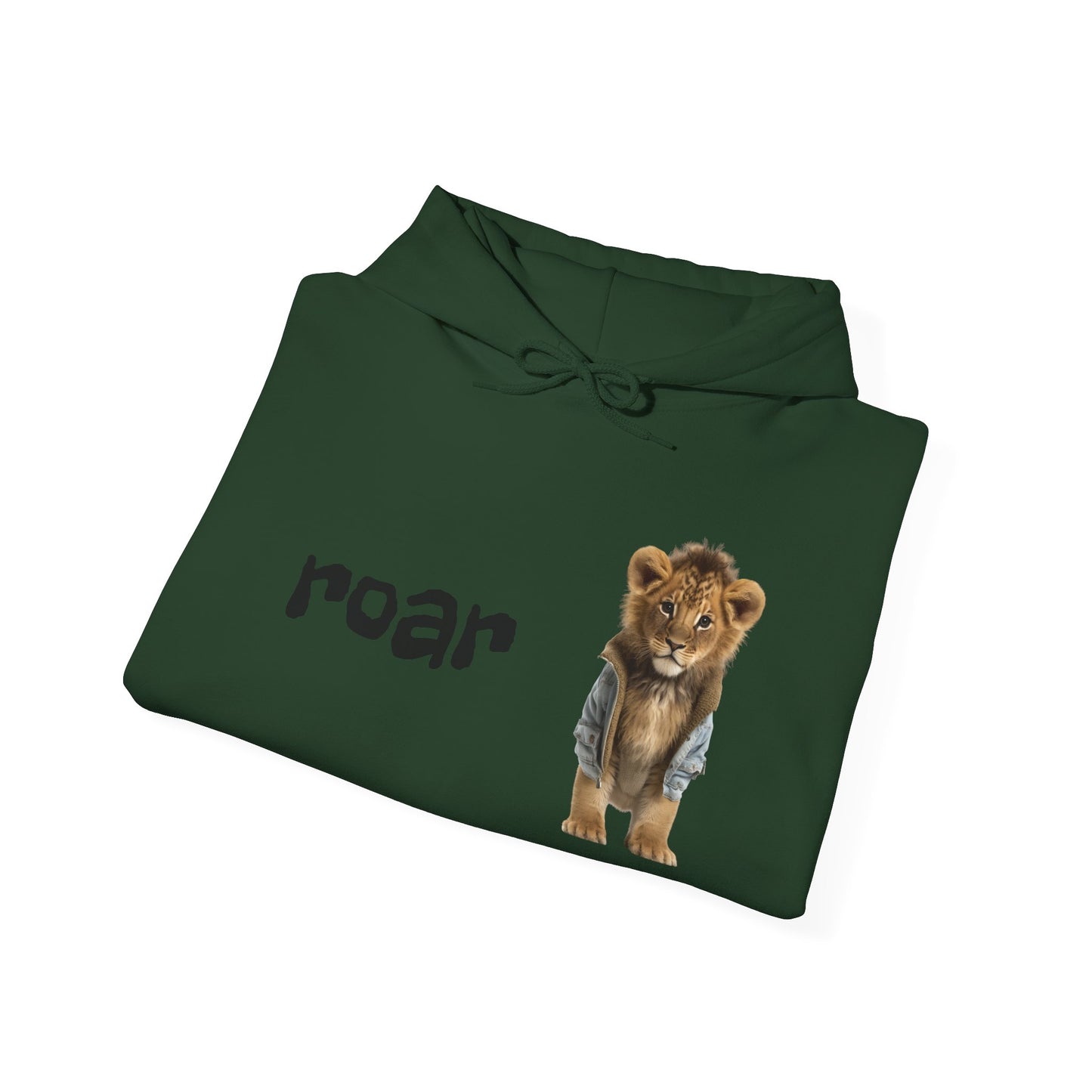 Roar Lion Unisex Hoodie - Heavy Blend™ Sweatshirt for Animal Lovers