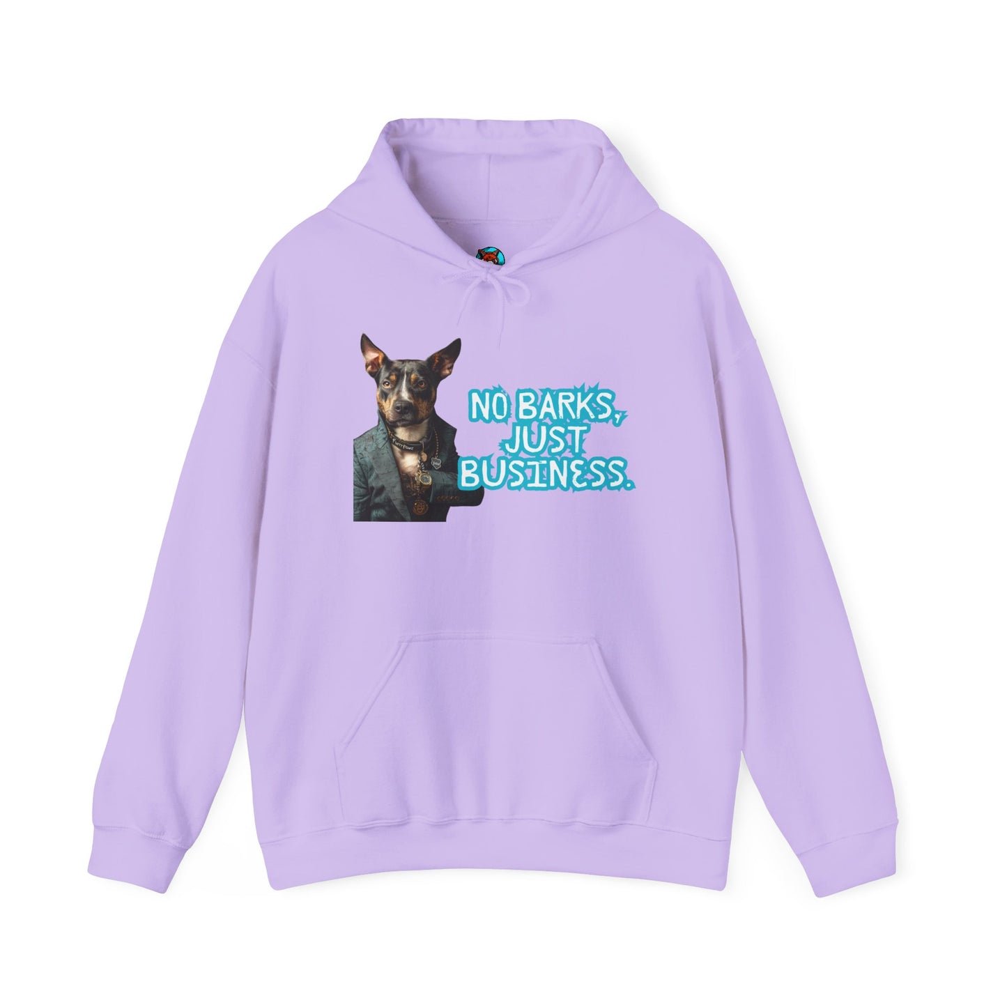 Funny Dog Business Unisex Hoodie - No Barks, Just Business