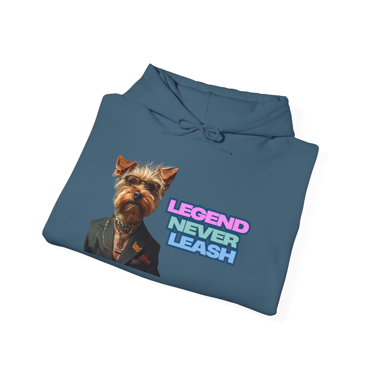 Legend Never Leash Pet Lover Hoodie - Unisex Heavy Blend Sweatshirt