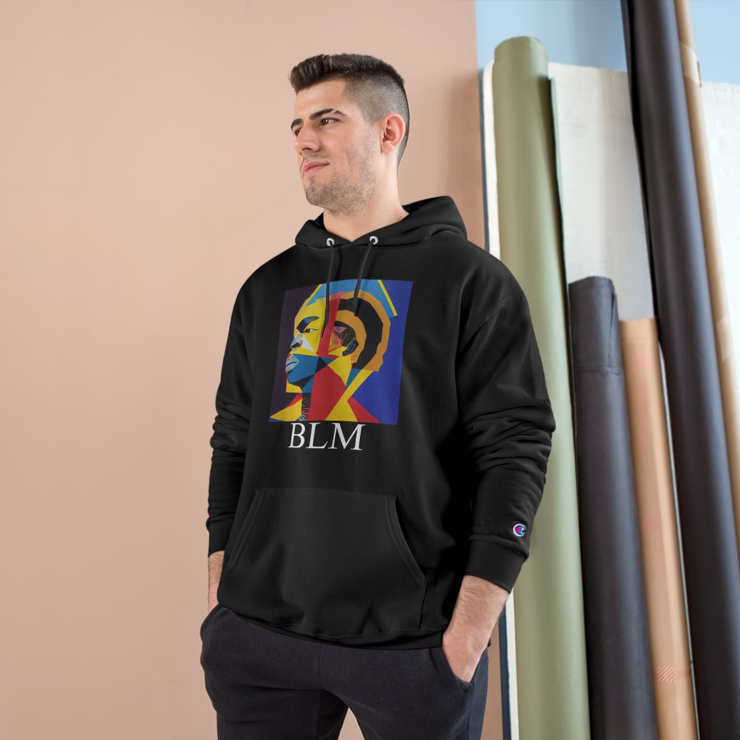 Champion Hoodie - Black Lives Matter Abstract Art Hoodie