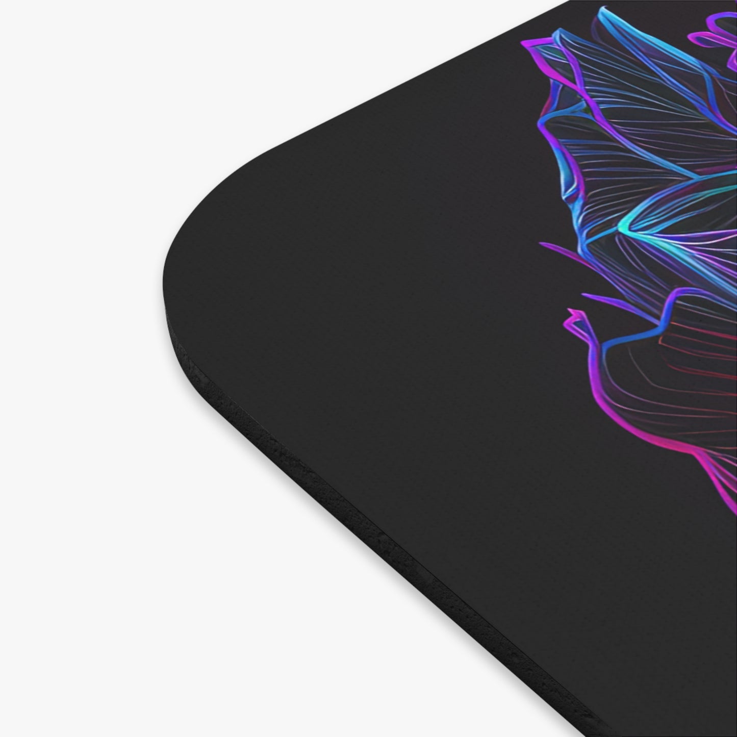 Vibrant Floral Mouse Pad - Colorful Peony Design for Home Office