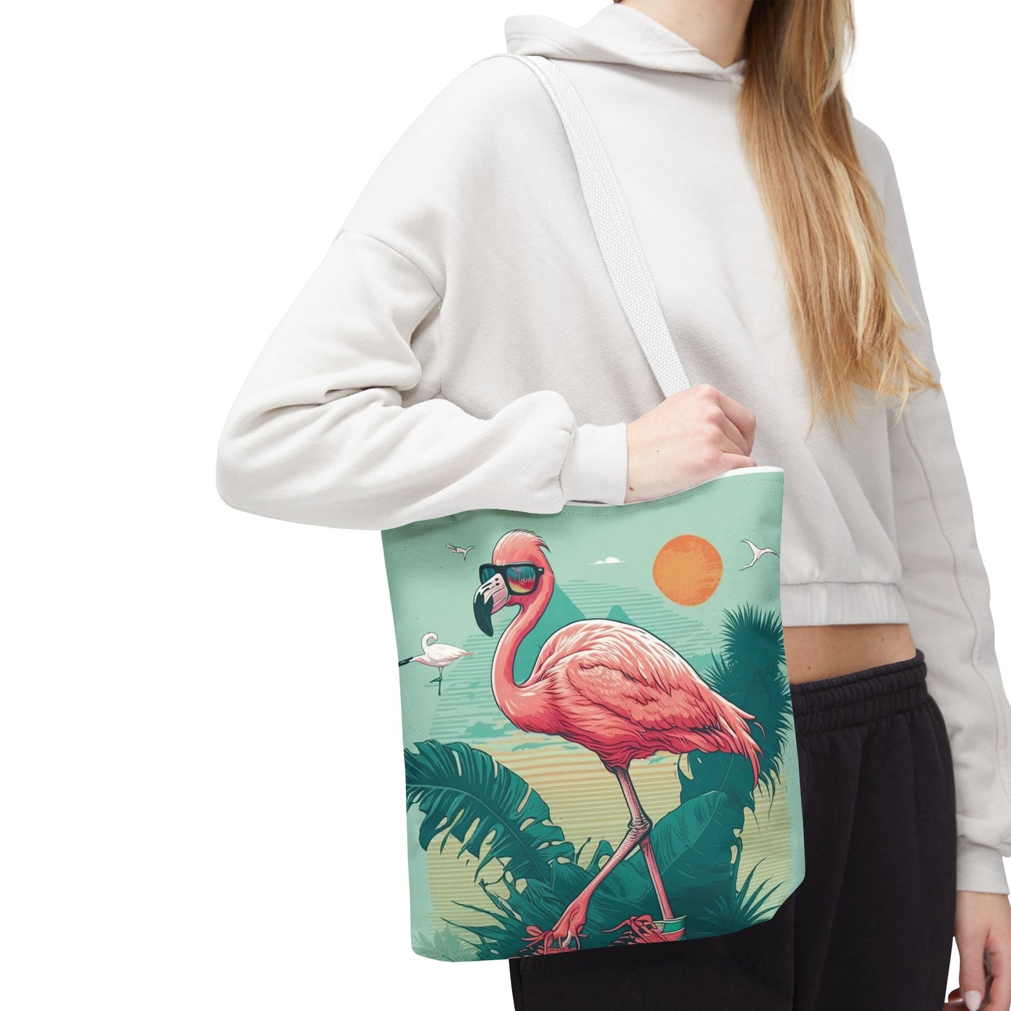 Pink Flamingo Tote Bag