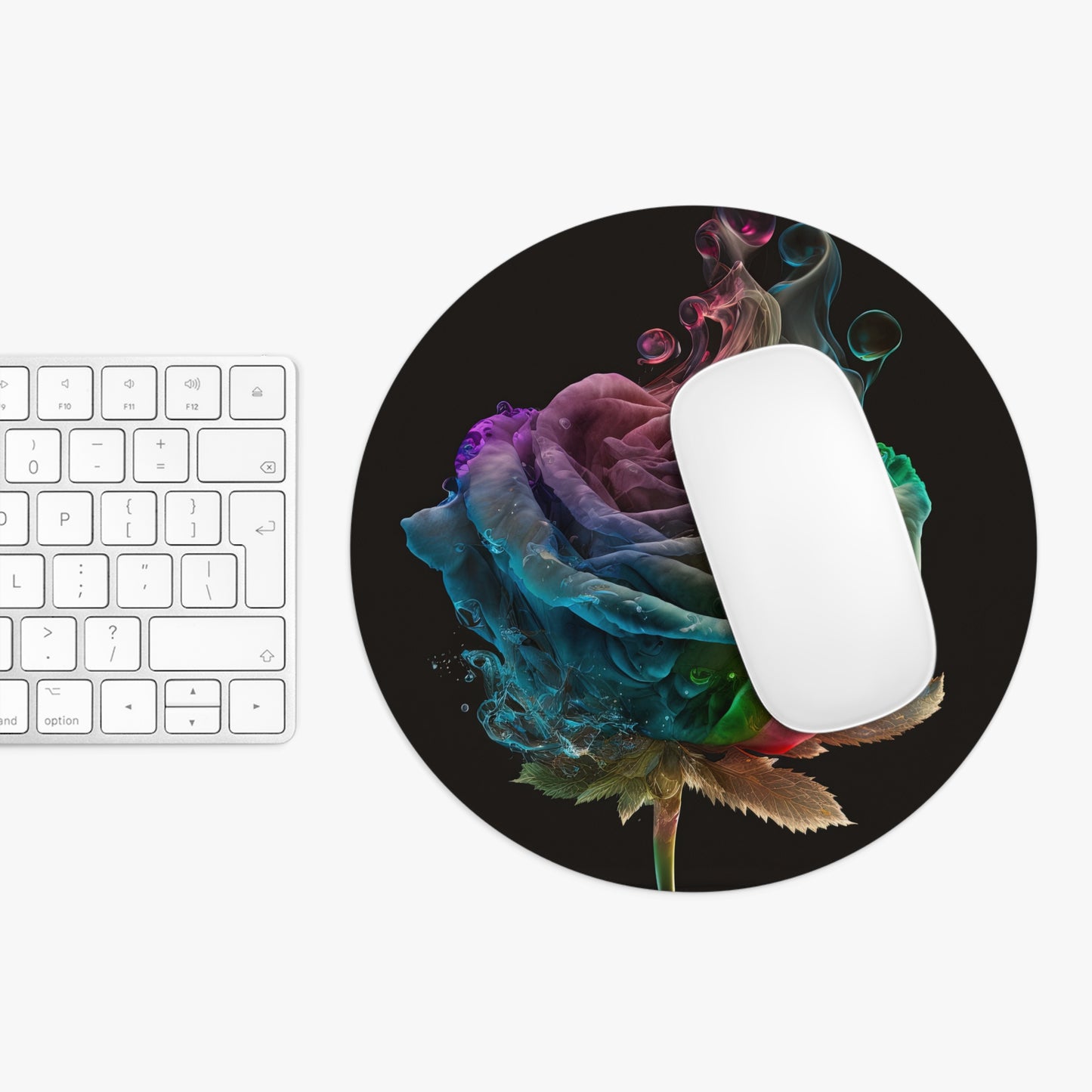Mouse Pad - Rose Trippy Smoky Design
