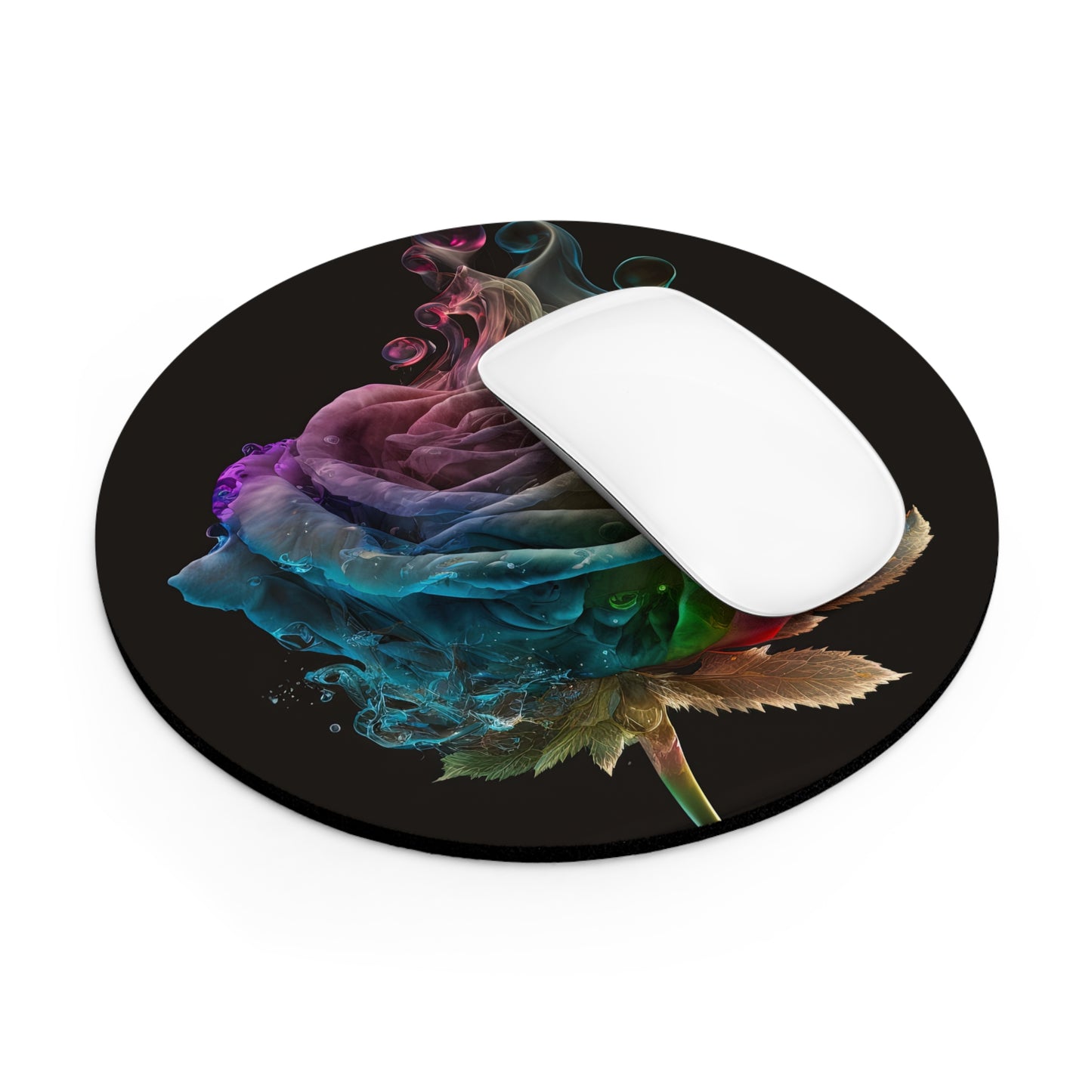 Mouse Pad - Rose Trippy Smoky Design