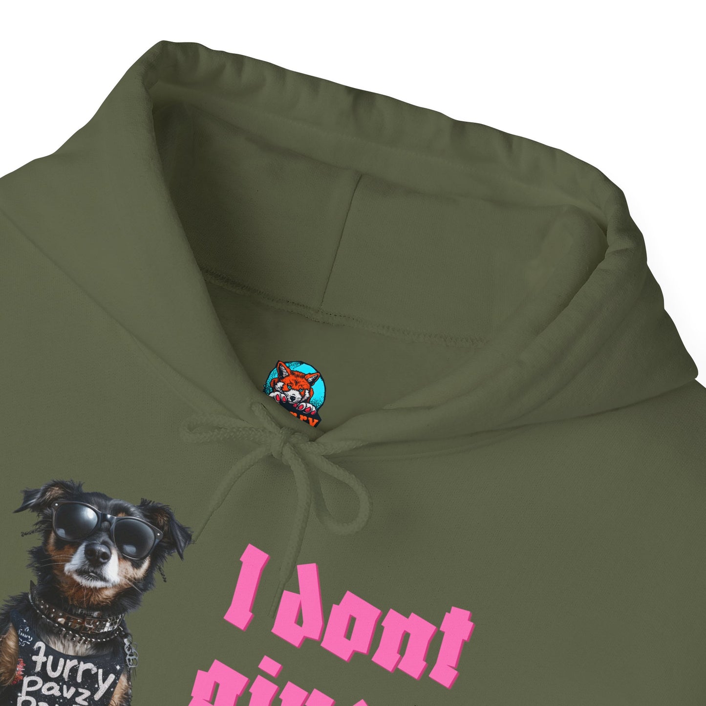 Funny Dog-Themed Unisex Hoodie - I Don’t Give a Fur