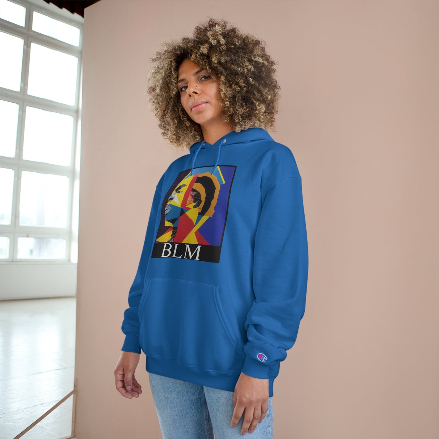 Champion Hoodie - Black Lives Matter Abstract Art Hoodie