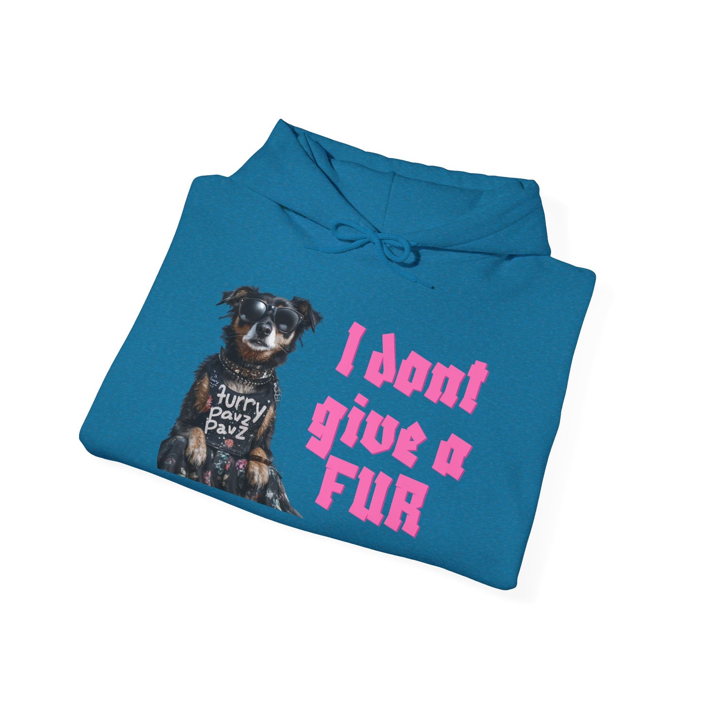 Funny Dog-Themed Unisex Hoodie - I Don’t Give a Fur