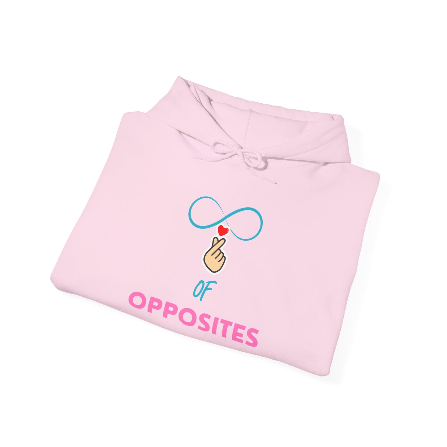Unisex Heavy Blend™ Hooded Sweatshirt - 'OPPOSITES' Graphic Design