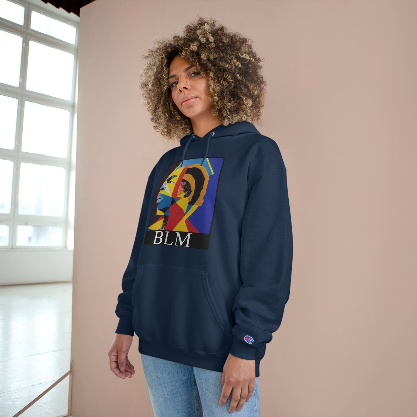 Champion Hoodie - Black Lives Matter Abstract Art Hoodie