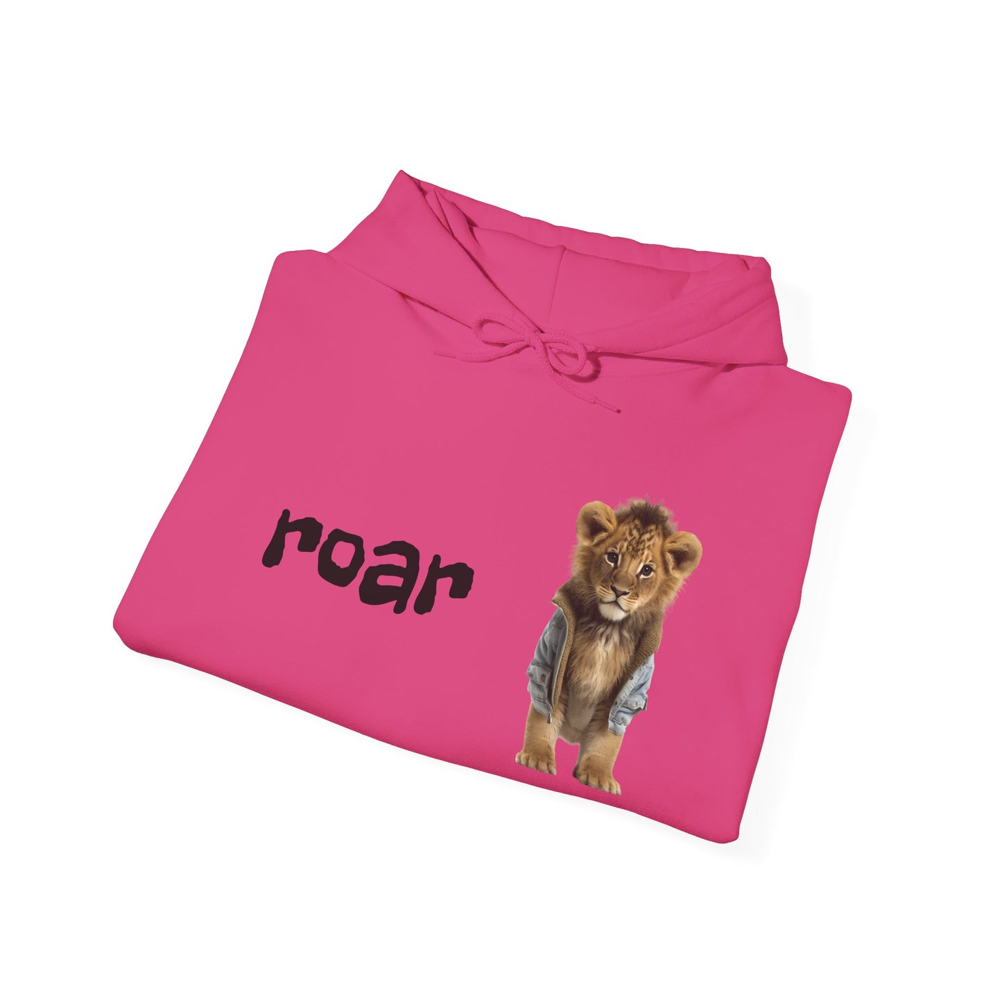 Roar Lion Unisex Hoodie - Heavy Blend™ Sweatshirt for Animal Lovers