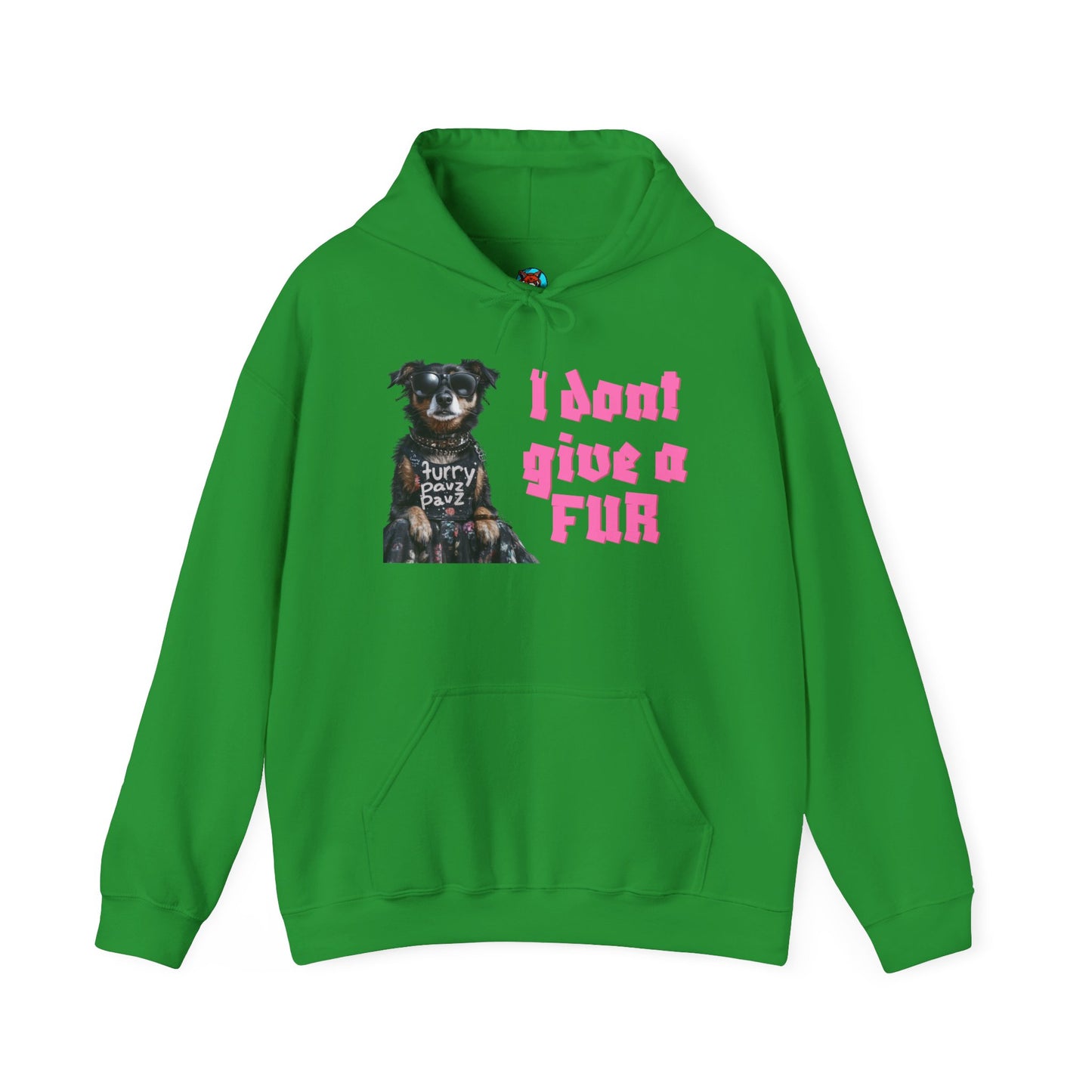 Funny Dog-Themed Unisex Hoodie - I Don’t Give a Fur