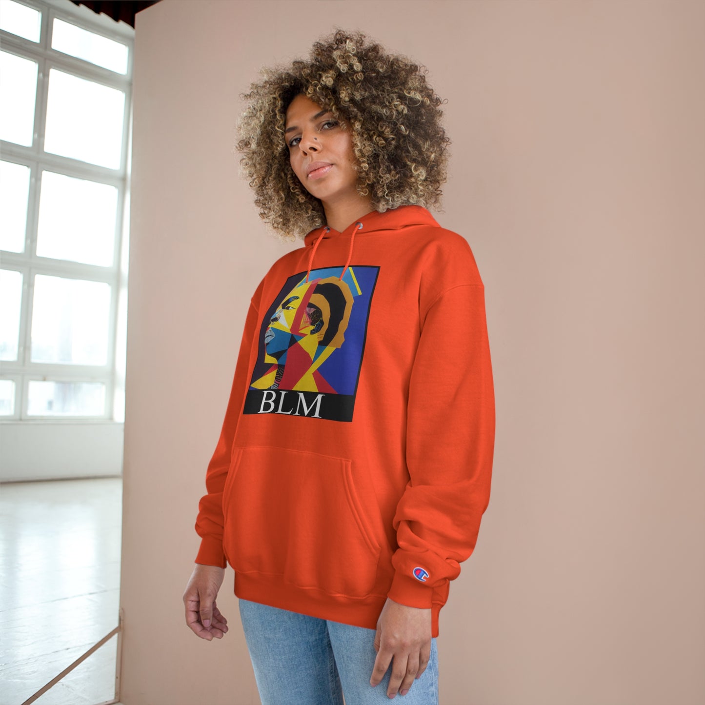 Champion Hoodie - Black Lives Matter Abstract Art Hoodie