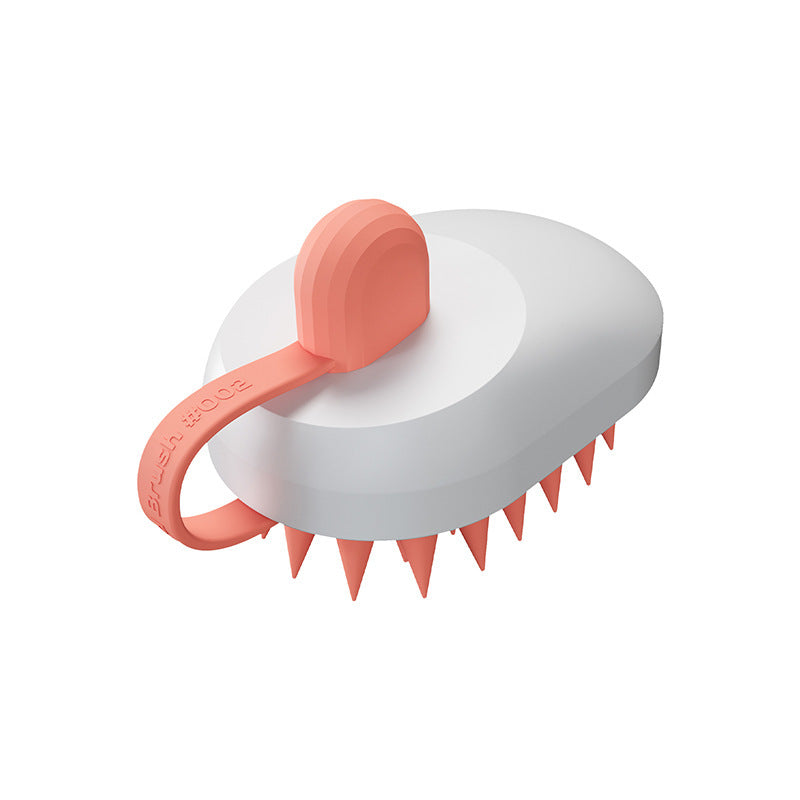 Soft Silicone Pets Hair Remover Comb Handheld Bath Shower Hair Shampoo Massage Brush