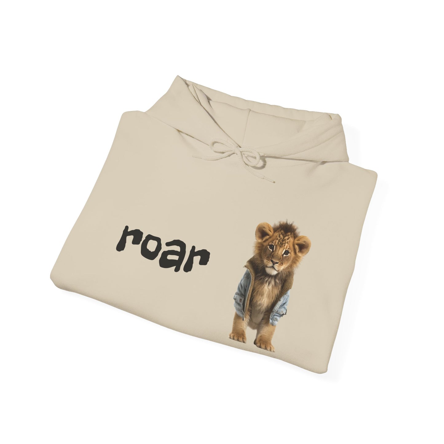 Roar Lion Unisex Hoodie - Heavy Blend™ Sweatshirt for Animal Lovers