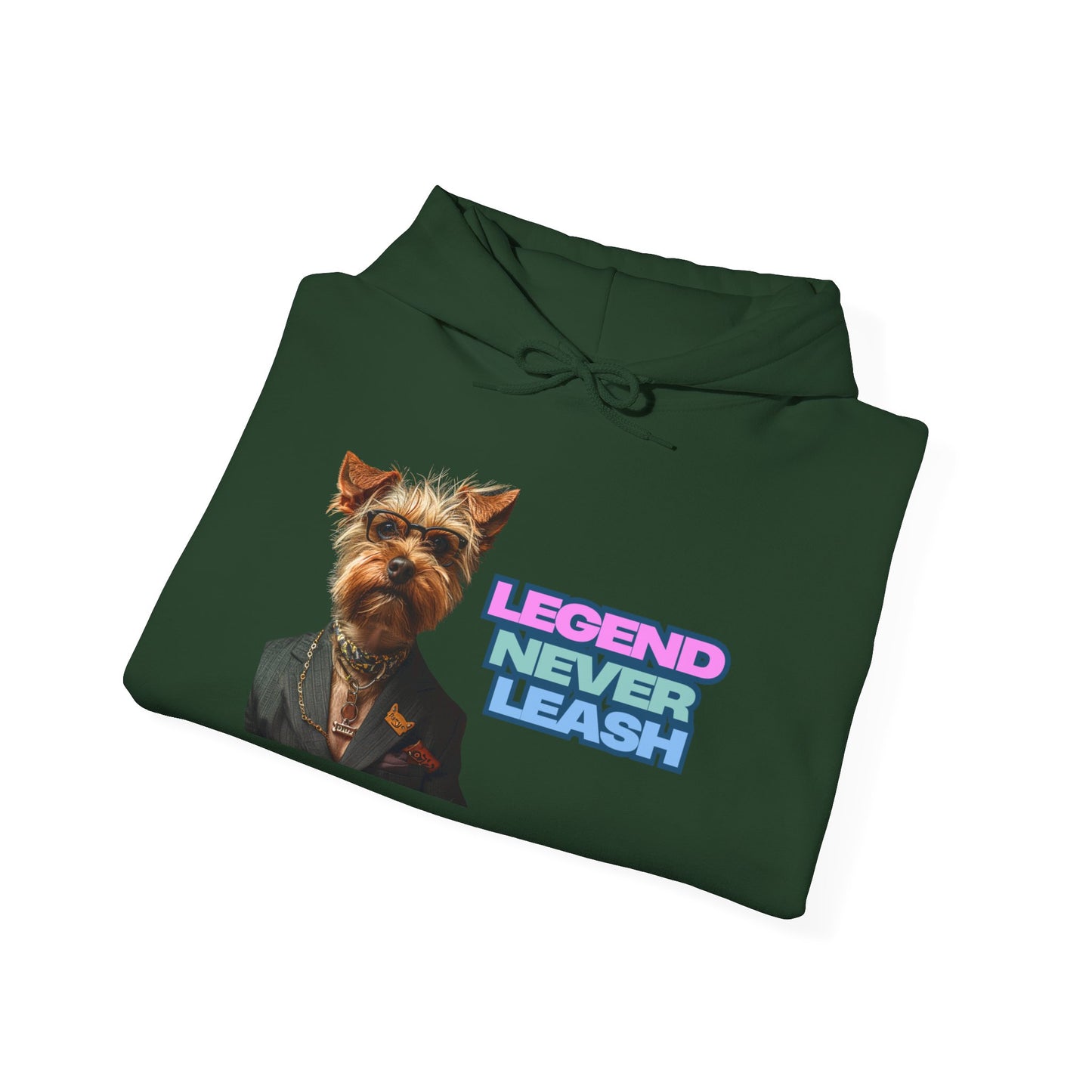 Legend Never Leash Pet Lover Hoodie - Unisex Heavy Blend Sweatshirt