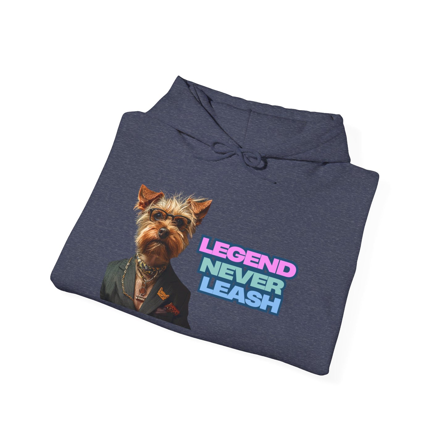 Legend Never Leash Pet Lover Hoodie - Unisex Heavy Blend Sweatshirt