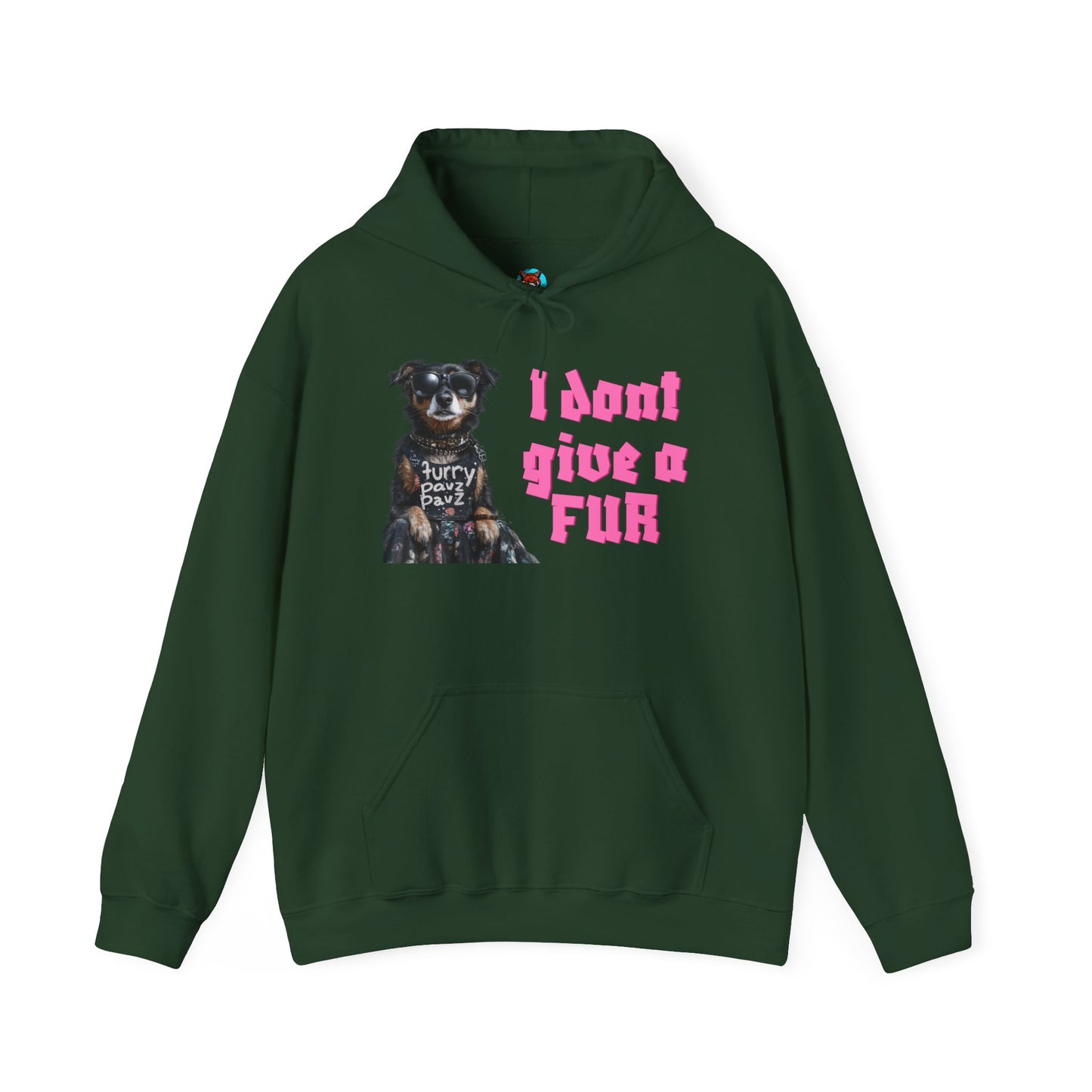 Funny Dog-Themed Unisex Hoodie - I Don’t Give a Fur