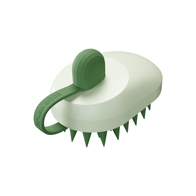 Soft Silicone Pets Hair Remover Comb Handheld Bath Shower Hair Shampoo Massage Brush