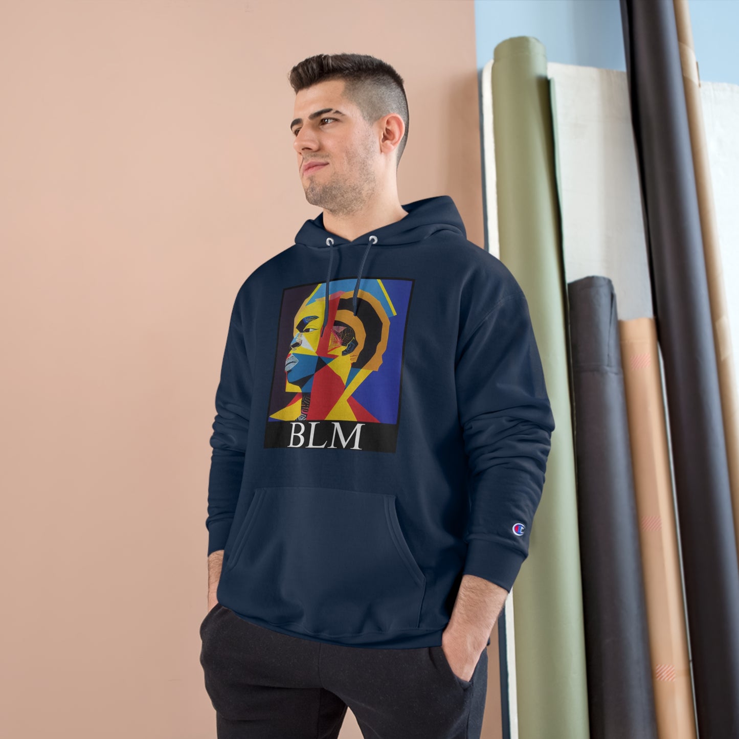 Champion Hoodie - Black Lives Matter Abstract Art Hoodie