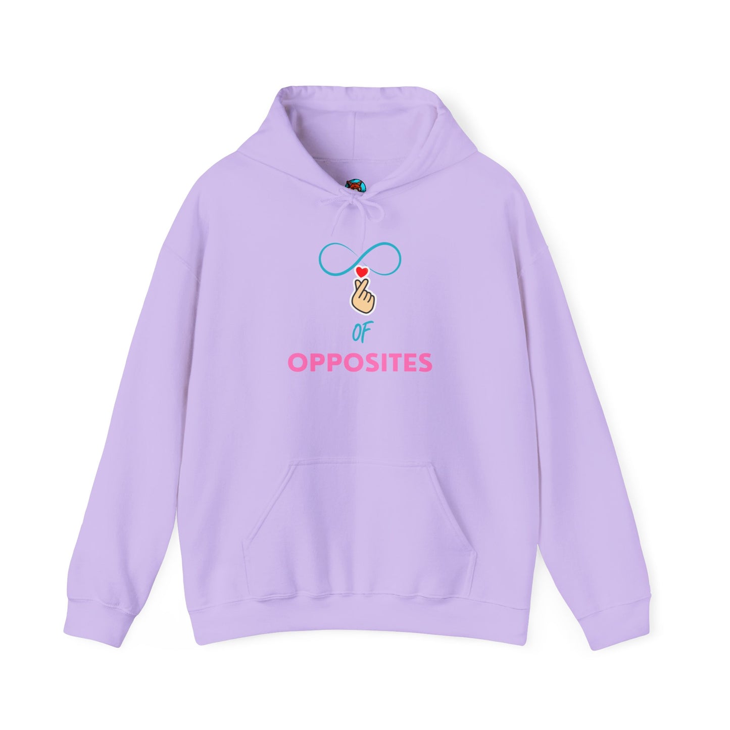 Unisex Heavy Blend™ Hooded Sweatshirt - 'OPPOSITES' Graphic Design