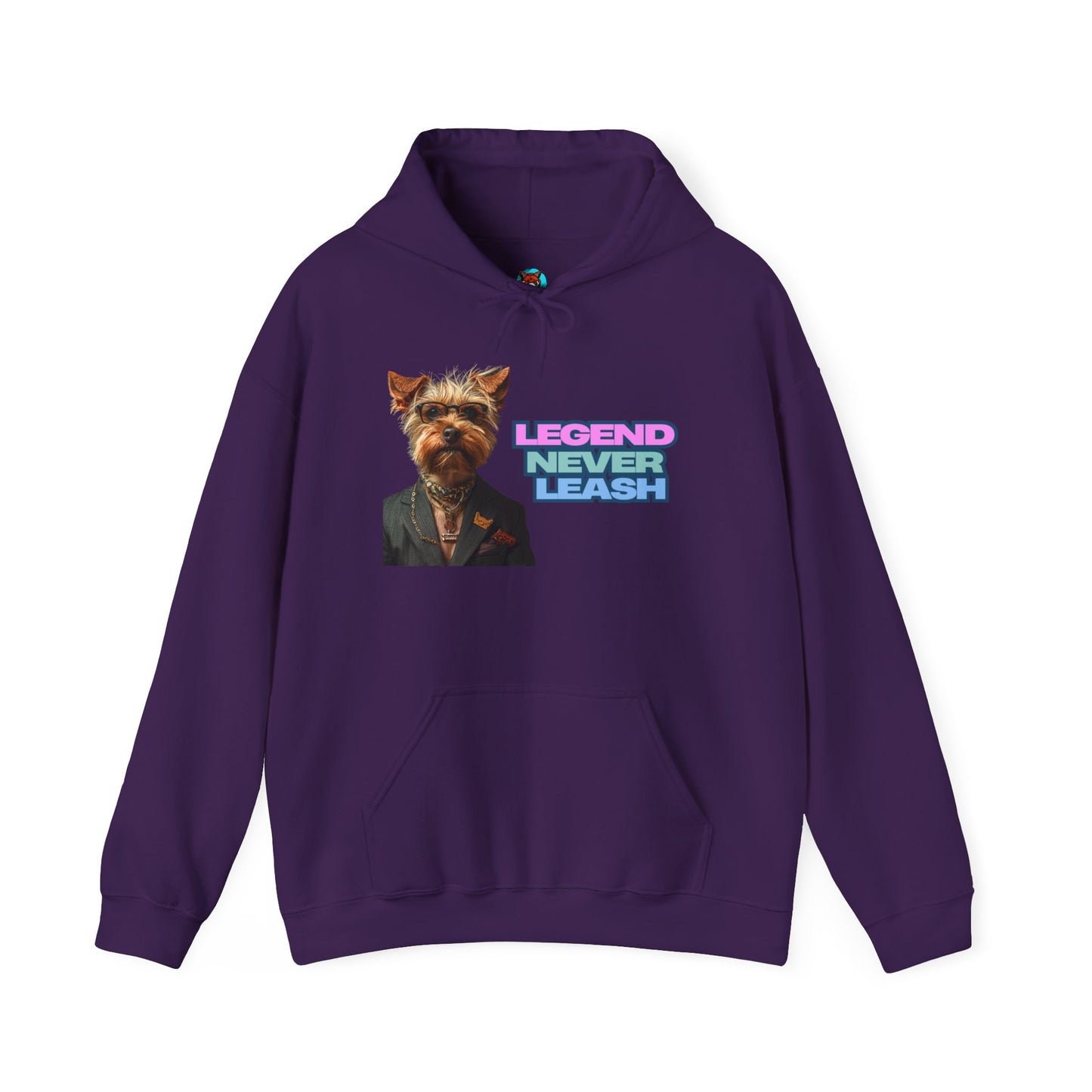 Legend Never Leash Pet Lover Hoodie - Unisex Heavy Blend Sweatshirt