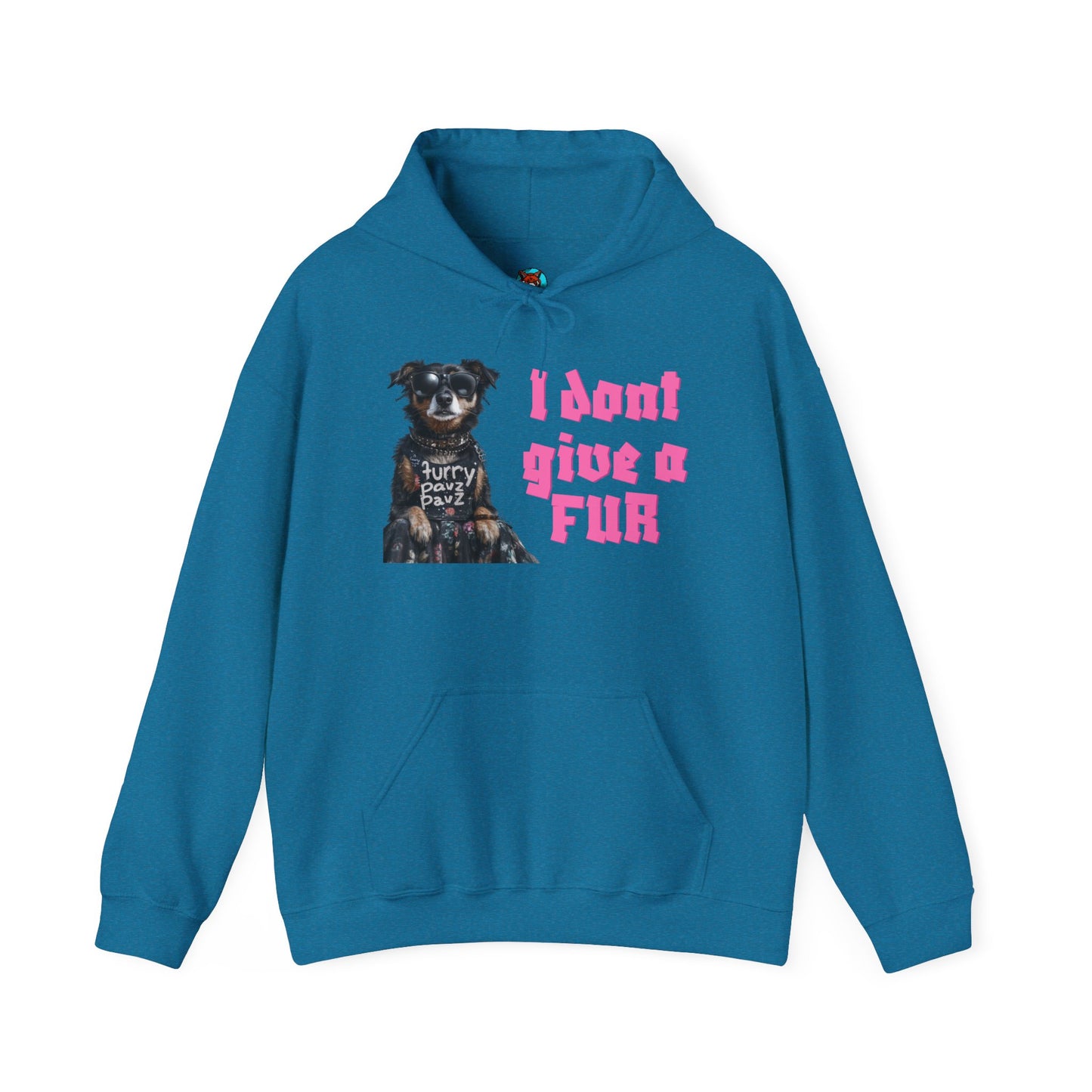 Funny Dog-Themed Unisex Hoodie - I Don’t Give a Fur