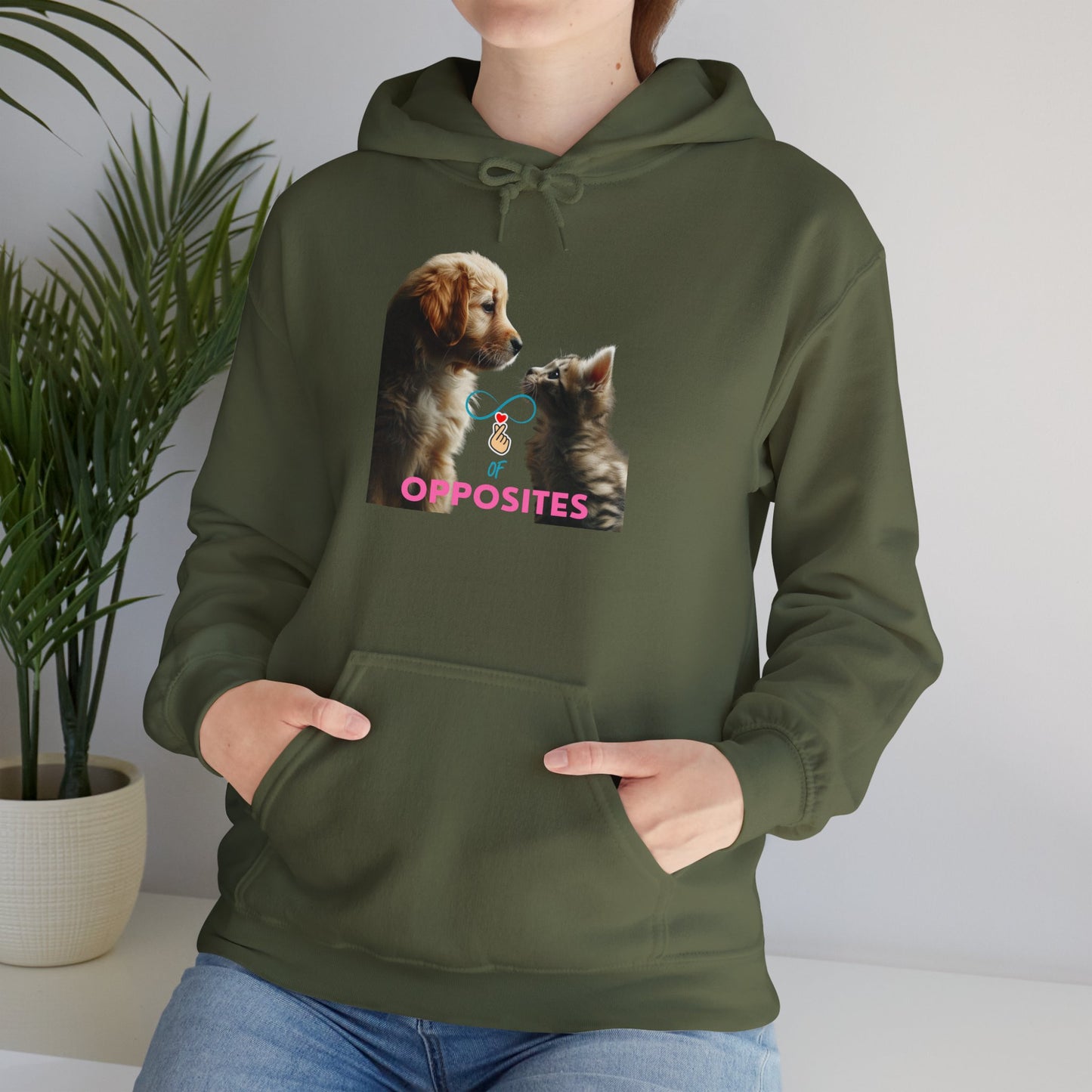 Hooded Sweatshirt - Infinite Love of Opposites