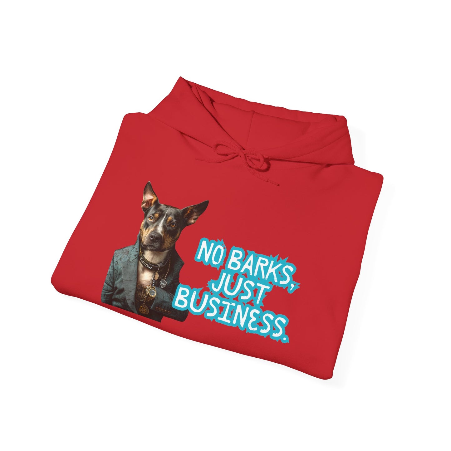 Funny Dog Business Unisex Hoodie - No Barks, Just Business