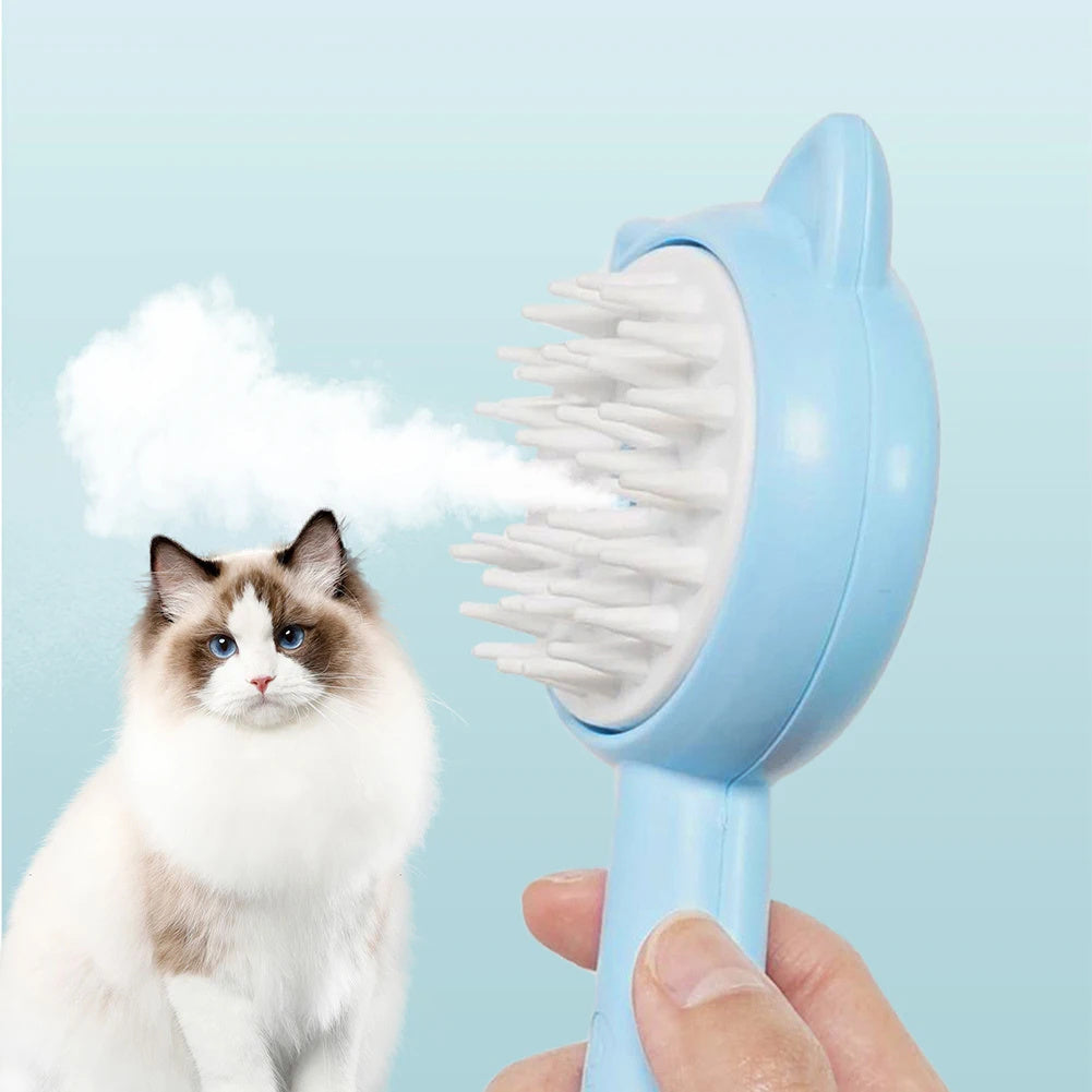 Hair Cleaning Brush With Mist Multifunctional Cat Grooming Brush Rechargeable Fast delivery