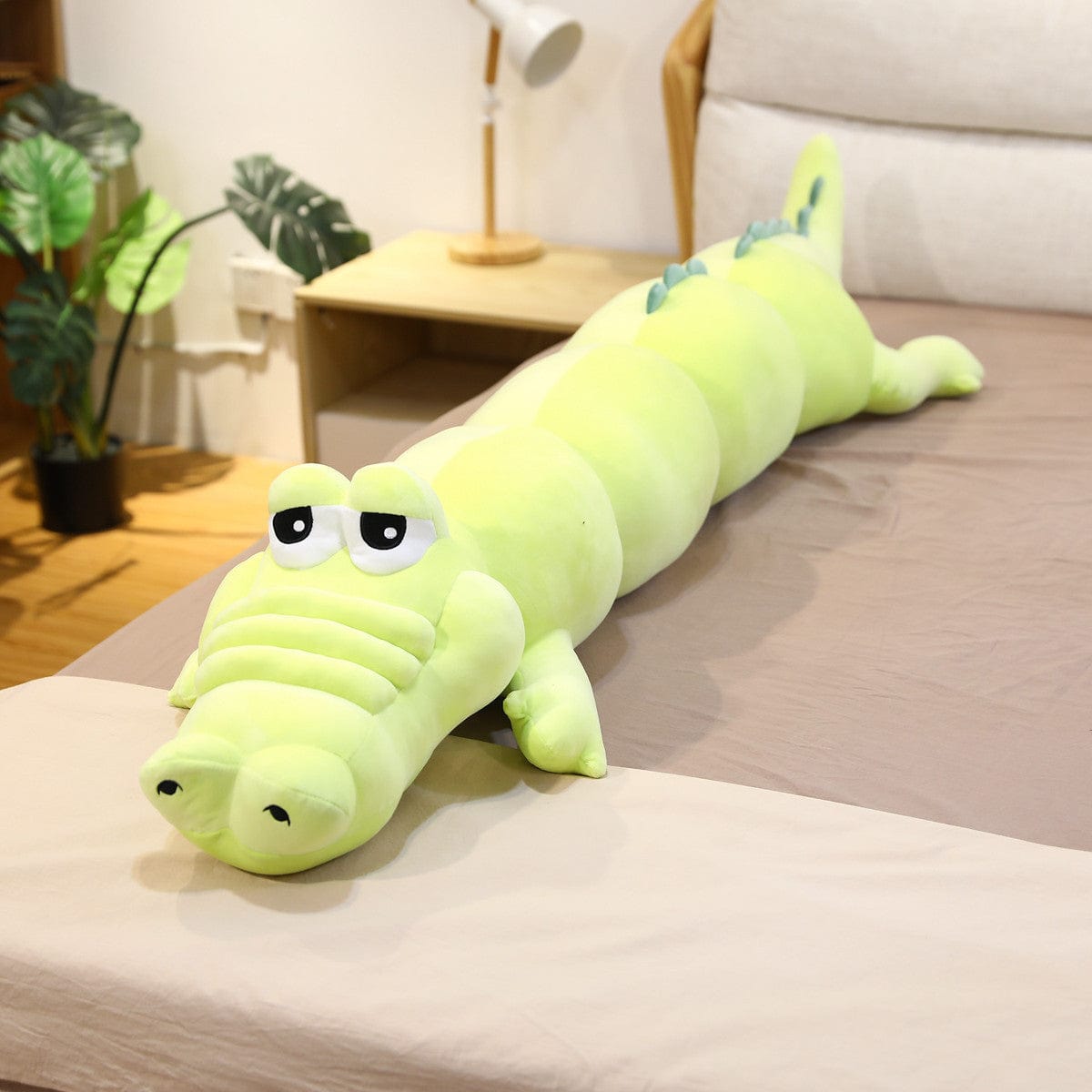 General A Cyan Blue / 100cm Crocodile Cuddle Pillow – Adorably Soft & Huggable! Furry Pawz