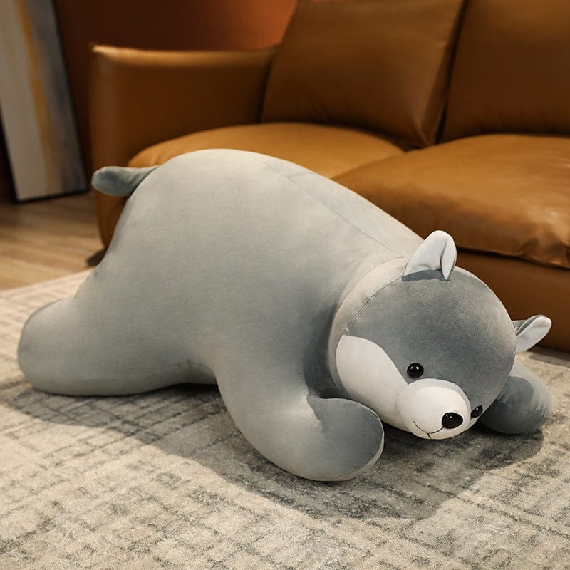 General Siberian Husky / 90cm Cartoon Animal Cushion Plush Toy, Pillow Furry Pawz
