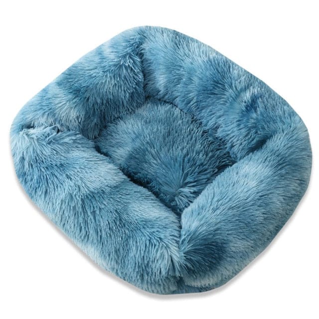 Pet Supplies Blue / 80x70x18cm Plush Pet Bed Furry Pawz