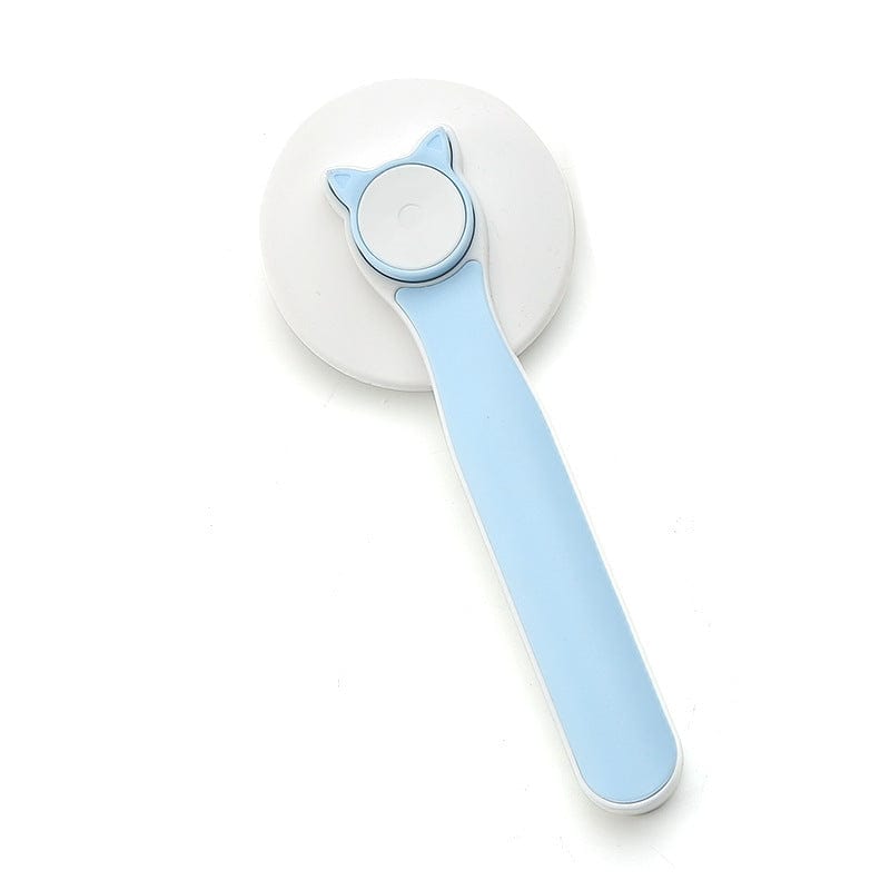 Pet Supplies Blue Cat Grooming Brush, Self Cleaning Slicker Brushes For Dogs Pet Hair Removal Comb Stainless Steel Furry Pawz
