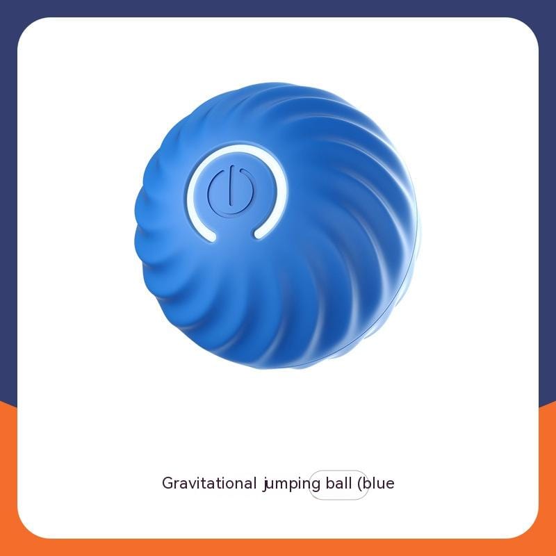 Pet Supplies Blue Jumping Ball Pet Dog Rubber Ball Toys For Dogs Resistance To Bite Dog Chew Toys Puppy Pets Dogs Training Products Furry Pawz
