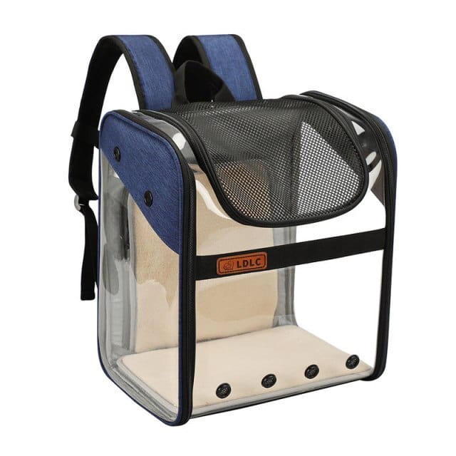 Pet Supplies Blue Pet Expandable Backpack Furry Pawz