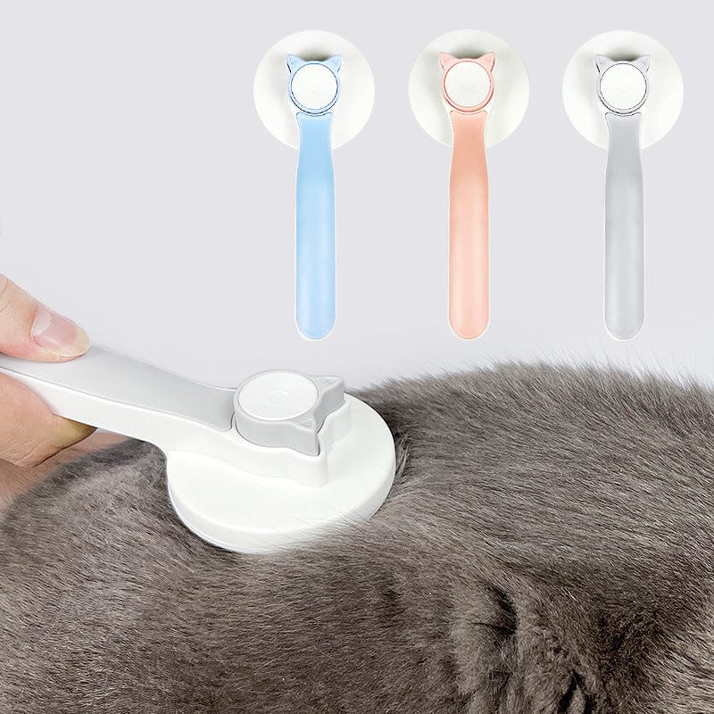Pet Supplies Cat Grooming Brush, Self Cleaning Slicker Brushes For Dogs Pet Hair Removal Comb Stainless Steel Furry Pawz