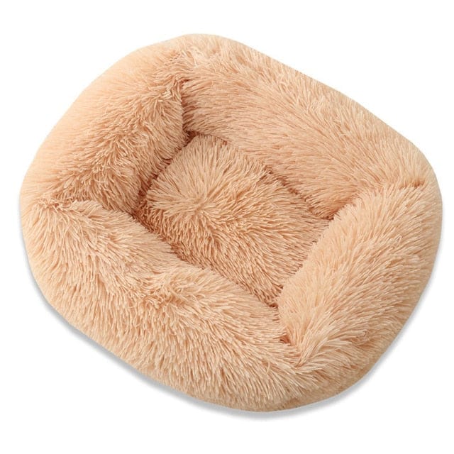 Pet Supplies Champagne / 55x45x20cm Plush Pet Bed Furry Pawz
