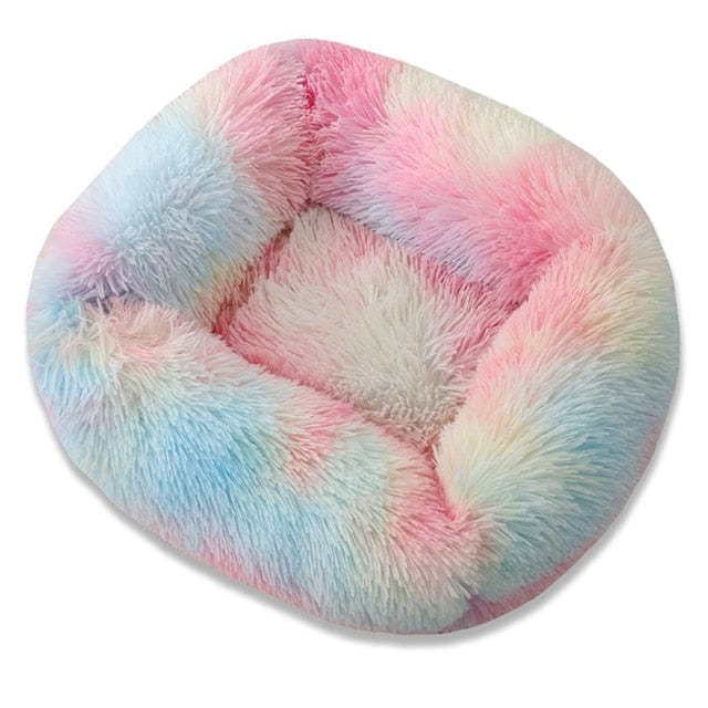Pet Supplies Colorful / 80x70x18cm Plush Pet Bed Furry Pawz