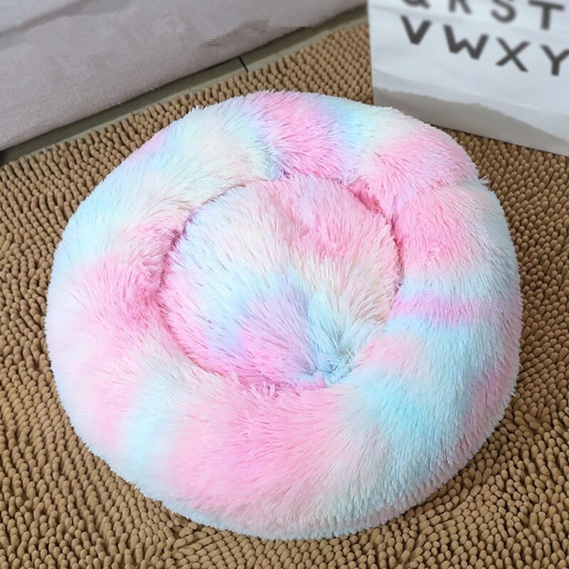 Pet Supplies Colors / 40cm Dog Bed Super Soft Washable Long Plush Pet Kennel Deep Sleep Dog House Velvet Mats Sofa For Dog Basket Pet Cat Bed Furry Pawz