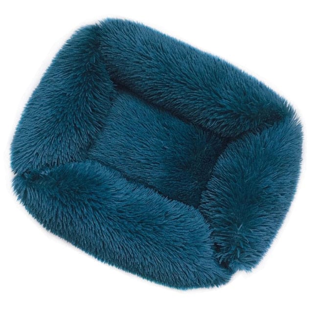 Pet Supplies Dark Blue / 66x56x18cm Plush Pet Bed Furry Pawz